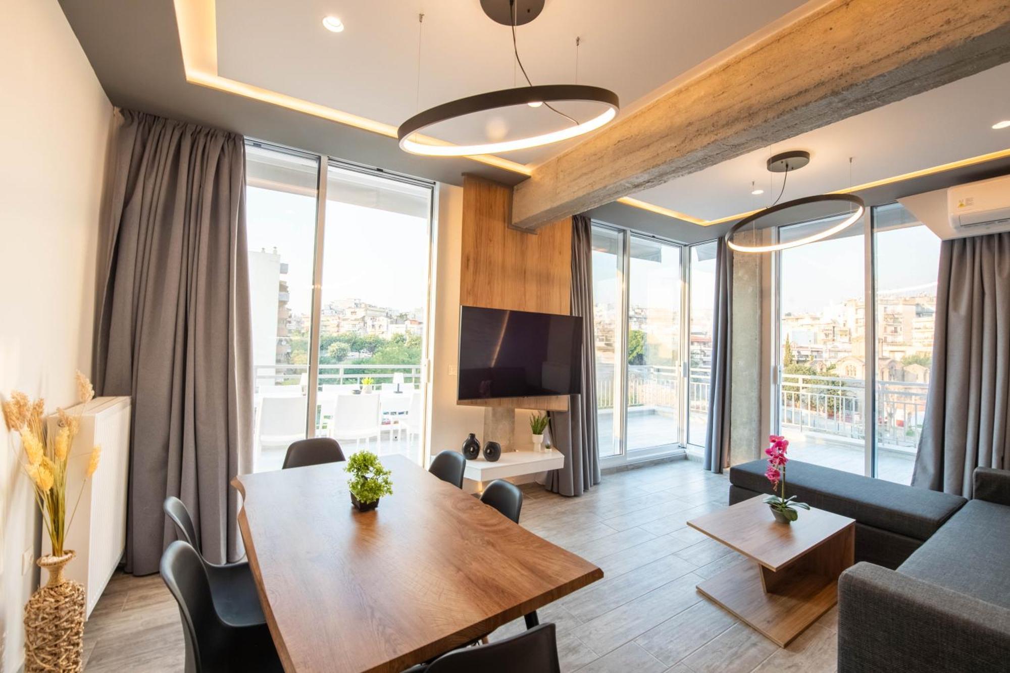 Skia Luxury Living Above The Walls 塞萨洛尼基 外观 照片