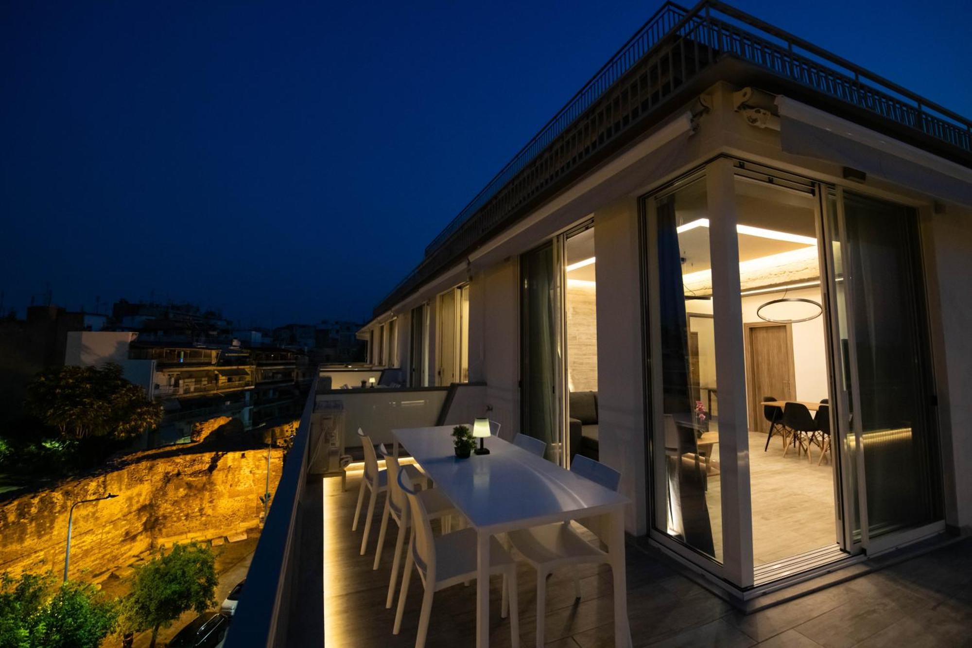 Skia Luxury Living Above The Walls 塞萨洛尼基 外观 照片